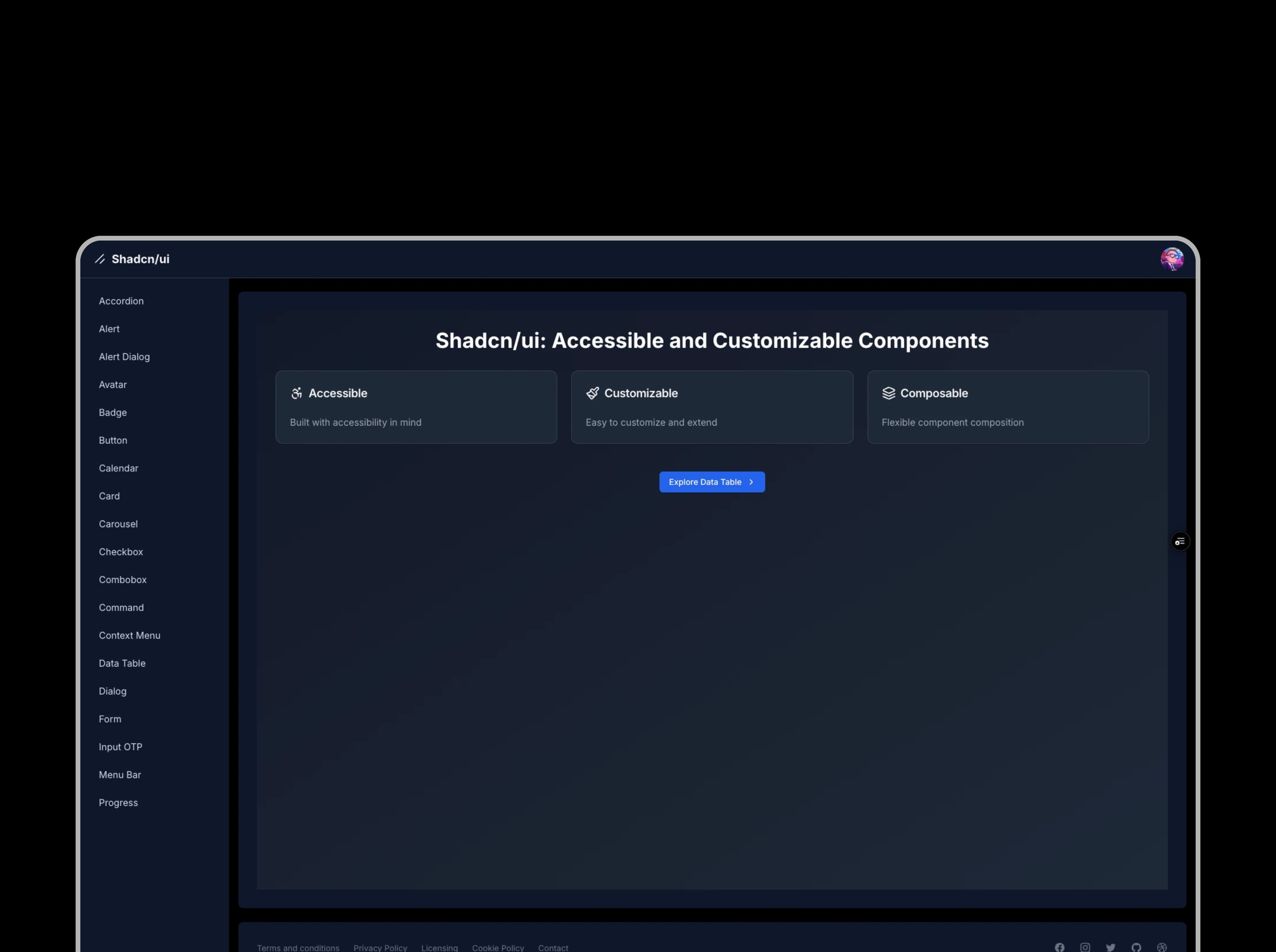 Shadcn Dashboard