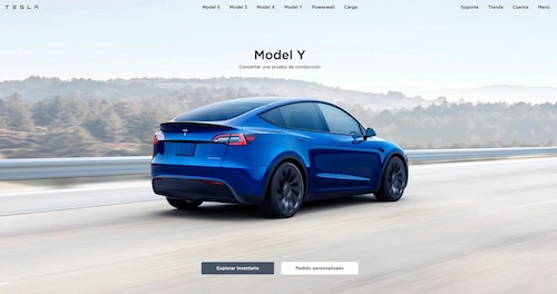 Tesla Landing Page